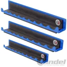 Echt 3x BGS HALTESCHIENE HALTER MAGNETISCH für NUSS NÜSSE 1/2"+ 3/8"+ 1/4"ZOLL KNARRE