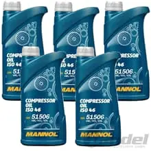 Ausverkauf 5 LITER MANNOL KOMPRESSORÖL DIN 51 506 VBL, VCL & VDL ISO 46