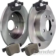 BREMSSCHEIBEN 266mm Voll + BELÄGE VORNE passend für CITROEN C2 1,1 1,4 + HDI Zertifiziert