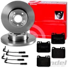 brembo BREMSSCHEIBEN 278mm + BELÄGE VORNE passend für MERCEDES W123 C123 S123 Highlight