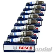 Mega-Angebot 8 BOSCH SUPER-4 ZÜNDKERZE passend für AUDI S8 CAYENNE 4.5 BMW E39 E60 M5 E53 V8