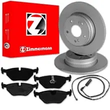 Sichere Zahlung Zimmermann BREMSSCHEIBEN 280mm + BELÄGE HINTEN passend für BMW Z4 E85 Roadster