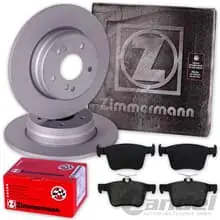 Sale ZIMMERMANN BREMSSCHEIBEN + BELÄGE HINTEN passend für MAZDA 3 BK BL + 5 CR CW