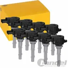Saisonangebot 8x HELLA ZÜNDSPULE passend für MERCEDES W211 C219 W164 W221 W212 X164 C216 V8