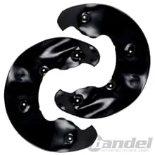 Billig 2x SPRITZBLECH VORNE LINKS + RECHTS für AUDI A4 B8 + A5 8T 8F + A6 C7 + Q5 8R
