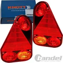 Neue Kollektion 2x KNOTT LICHTSCHEIBE ERSATZGLAS passend für HECKLEUCHTE RÜCKLICHT Earpoint 3