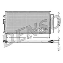 DENSO KONDENSATOR KLIMAANLAGE passend für ABARTH 500 / 595 / 695 / C 1.4 Schneller Versand