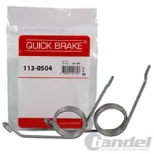 Super-Preis 2XRÜCKHOLFEDER BREMSSATTEL HINTEN FESTELLBREMSHEBEL für AUDI A4 B5 B8 A6 A8 VW