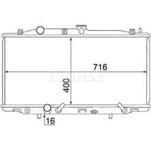 MAHLE KÜHLER MOTORKÜHLUNG CR 1462 000S Ausverkauf