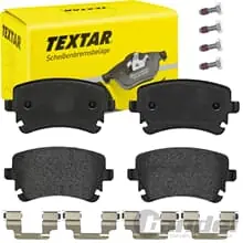 TEXTAR BREMSBELAGSATZ HINTEN für AUDI A4 (B7) A6 A8 VW MULTIVAN TRANSPORTER T5 Markenware