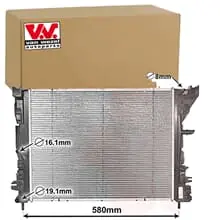 Letzte Chance VAN WEZEL Kühler, Motorkühlung 43002608