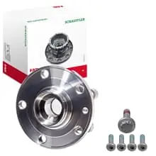 FAG RADLAGERSATZ RADNABE passend für VW GOLF 5 6 CADDY TOURAN PASSAT SKODA OCTAV Neu Im Sortiment