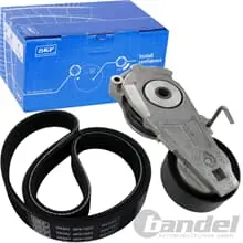 SKF KEILRIPPENRIEMEN-SATZ SPANNROLLE passend für MINI R50 R52 R53 1.4 1.6 Schneller Versand