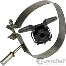 HALTER AUSPUFF SCHALLDÄMPFER MIT GUMMI FÜR ORIGINAL ENDSCHALLDÄMPFER PEUGEOT 207 Begrenztes Angebot