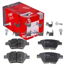 Neu TRW BREMSBELÄGE HINTERACHSE VORDERACHSE FÜR AUDI A1 A3 SEAT ALTEA LEON SKODA