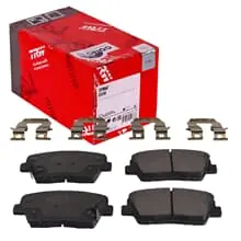 TRW BREMSBELÄGE HINTERACHSE VORDERACHSE FÜR FIAT 500X HYUNDAI GENESIS JEEP Knallerangebot