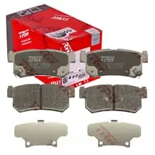 TRW BREMSBELÄGE HINTERACHSE FÜR DAEWOO MUSSO REXTON SSANGYONG ACTYON KORANDO Sonderangebot