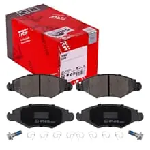 Neuheit TRW BREMSBELÄGE VORDERACHSE passend für PEUGEOT 206 206+