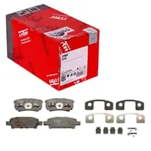 TRW BREMSBELÄGE HINTERACHSE FÜR CHRYSLER SEBRING DODGE AVENGER CALIBER JEEP Zertifiziert