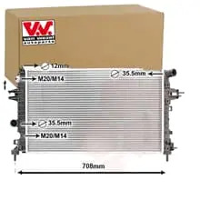 VAN WEZEL KÜHLER MOTORKÜHLUNG 37002362 Top-Preis