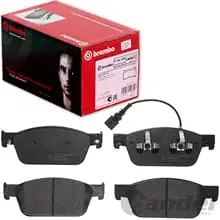 Sonderangebot 1x BREMBO BREMSBELAGSATZ SET VORNE für VW TRANSPORTER MULTIVAN BUS BULLI T5 + T6