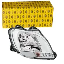 Nur Für Kurze Zeit HELLA HALOGEN SCHEINWERFER 24V RECHTS mit TAGFAHRLICHT BLINKER ABBLEND-& FERNLIC