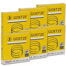 Begrenztes Angebot 6x GOETZE KOLBENRINGE 84mm passend für BMW E46 E90 E60 E61 E83 E70 E53 M57 D30