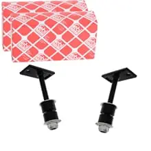 2X FEBI BILSTEIN KOPPELSTANGEN VORNE BEIDSEITIG PASSEND FÜR MITSUBISHI GALLOPER Abverkauf
