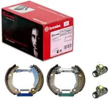 Direktkauf BREMBO BREMSBACKEN VORMONTIERT HINTERACHSE PASSEND FÜR PEUGEOT 206 206+