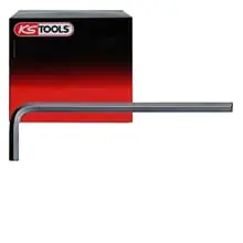 Ausverkauf KS TOOLS WINKELSCHRAUBENDREHER 5,0 MATT SATINIERT VERCHROMT 120mm 151.2045