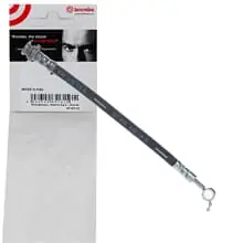 Nur Heute BREMBO BREMSSCHLAUCH 255mm AUßEN HINTERACHSE RECHTS AM BREMSSATTEL PASSEND FÜR