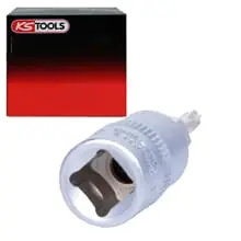 KS TOOLS STECKSCHLÜSSELEINSATZ T10 MATT SATINIERT VERCHROMT GERÄNDELT 37mm Top-Preis