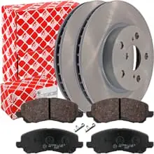Top-Preis FEBI BREMSSCHEIBEN 276mm + BELÄGE VORNE passend für MITSUBISHI LANCER VIII 8