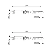 2X BOSCH BREMSSCHLÄUCHE VORNE PASSEND FÜR OPEL ASTRA ZAFIRA LINKS+RECHTS Meistverkauft