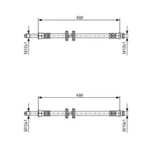 Top-Seller 2X BOSCH BREMSSCHLÄUCHE VORNE PASSEND FÜR MERCEDES-BENZ VIANO VITO LINKS+RECHTS