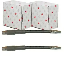 2X NK BREMSSCHLÄUCHE HINTEN AUßEN PASSEND FÜR AUDI 80 LINKS+RECHTS Sonderaktion