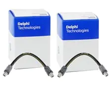 Bestseller 2X DELPHI BREMSSCHLÄUCHE VORNE AM HAUPTZYLINDER PASSEND FÜR AUDI A4 A6 SKODA