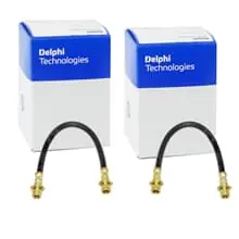 Direkt Vom Hersteller 2X DELPHI BREMSSCHLÄUCHE HINTEN PASSEND FÜR TOYOTA YARIS LINKS+RECHTS