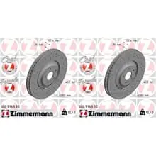 Online Kaufen 2x ZIMMERMANN FORMULA Z BREMSSCHEIBEN 380mm GELOCHT VORNE passend für AUDI A8 Q5