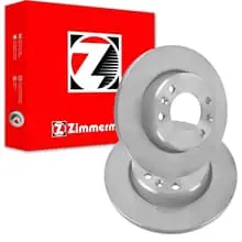 Expressversand 2X ZIMMERMANN COAT Z BREMSSCHEIBEN 280mm VOLL HINTEN PASSEND FÜR RENAULT KANGOO