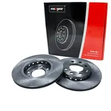 Neu 2X MAXGEAR BREMSSCHEBEIBEN 239mm BELÜFTET VORNE PASSEND FÜR AUDI A2 VW LUPO