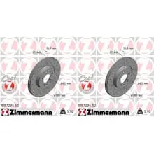 Top-Preis 2x ZIMMERMANN SPORT BREMSSCHEIBEN 280mm GELOCHT VORNE passend für AUDI A3 SEAT L