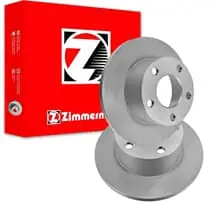Finale Aktion 2X ZIMMERMANN COAT Z BREMSSCHEIBEN 245mm VOLL HINTEN PASSEND FÜR AUDI 100 A6