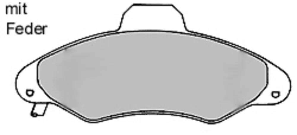 Bremsbelagsatz, Scheibenbremse, Vorderachse, FORD Sichere Zahlung