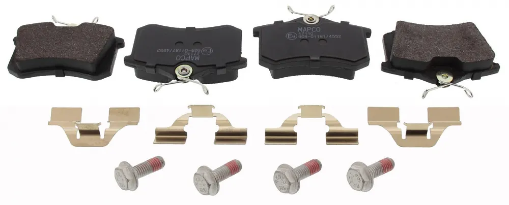 Neue Kollektion Bremsbelagsatz, Scheibenbremse, Hinterachse, AUDI, CITROËN, DS, FIAT, FORD, LANCIA, NISSAN, OPEL, PEUGEOT, RENAULT, SEAT, SKODA, VW