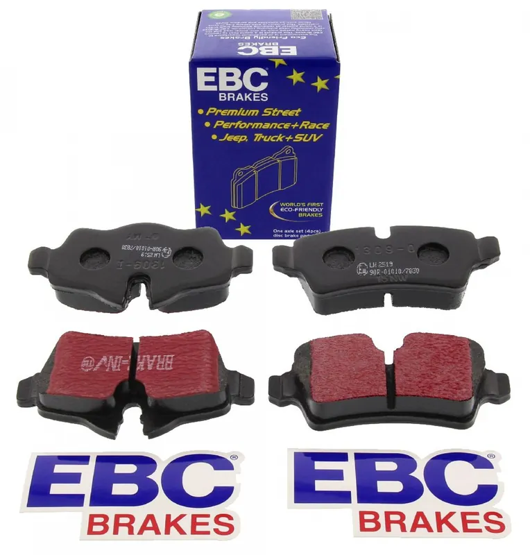 EBC-Bremsbeläge, Blackstuff, Achssatz, HA, Mini Mini Markenware