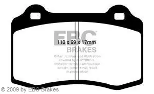 EBC-Bremsbeläge, Yellowstuff, Achssatz, VA, Alfa Romeo, Fiat, Ford Preisknaller